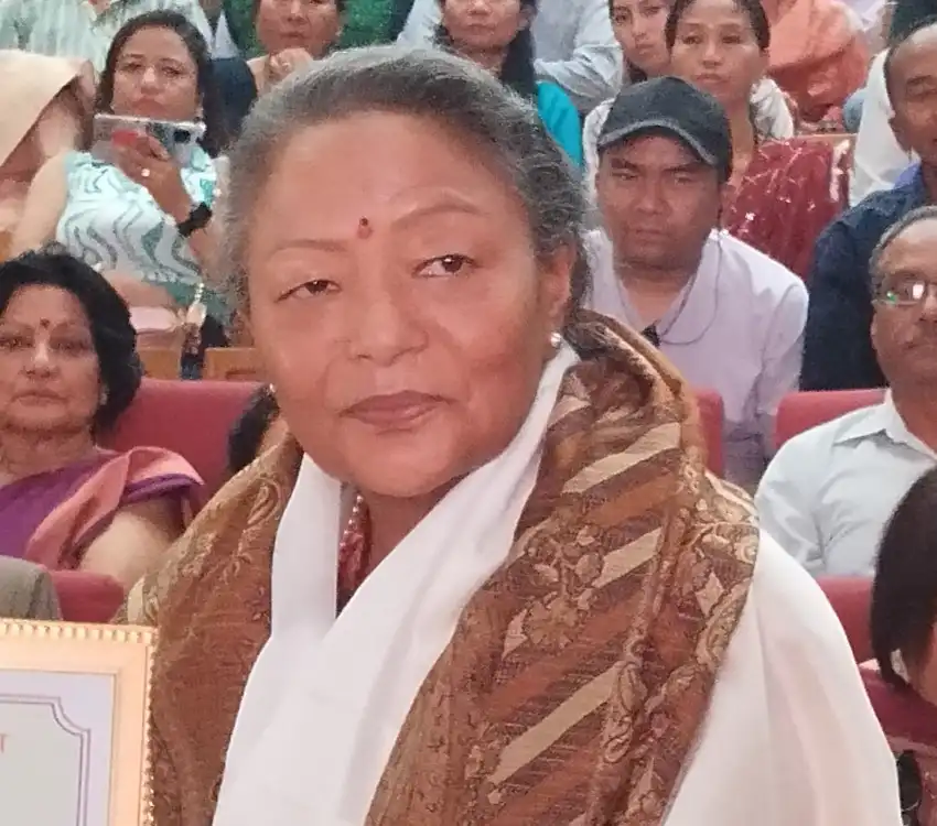 Former MP of Sikkim Dil Kumari Bhandari.